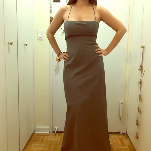 Vintage Theory Grey Full length Dress - Picture 1 of 6